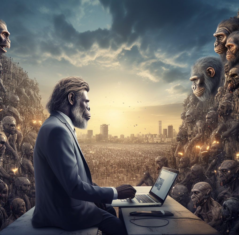 john_at_midjourney_when_human_evolution_to_AI_1be034cc-ebde-4b50-825b-56570d4ae37a