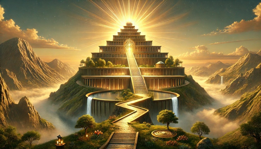 Tavola di Cebete: il Tempio