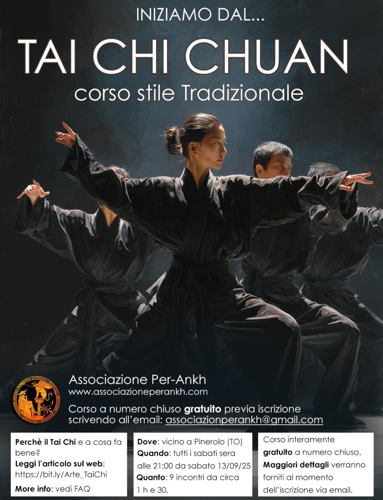 Locandina corso di Tai Chi - settembre 2025 Associazione Per-Ankh
